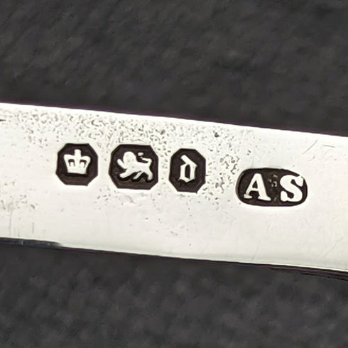 1896 British Antique White Pearl Shell Handle Pure Silver Blade Folding Pen Knife